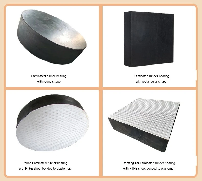 Laminated Rubber Bearing For High Bridges
